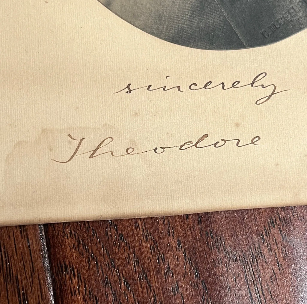 THEODORE ROOSEVELT * PSA/DNA * Photograph Portrait Signed as President Autograph