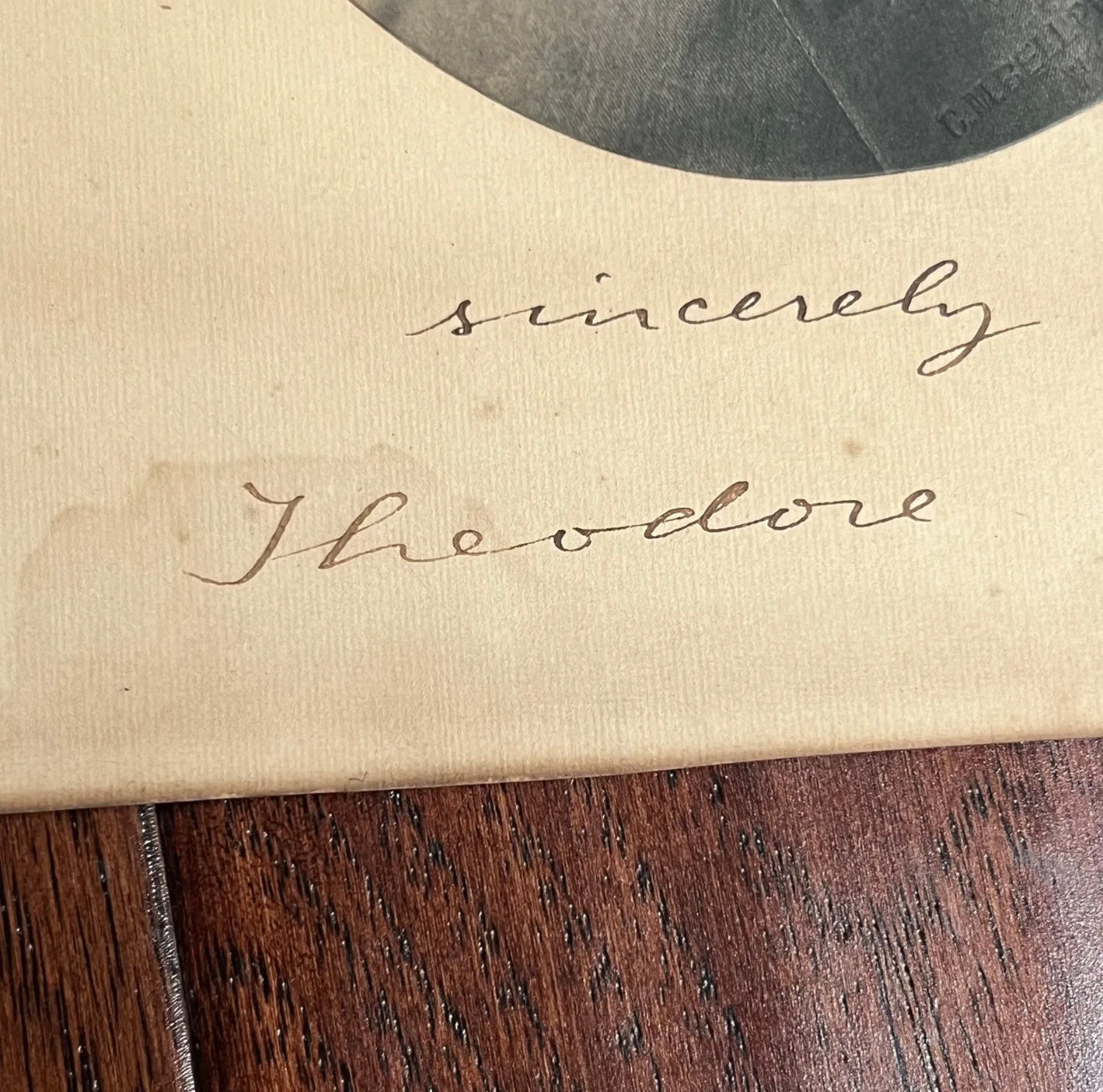 THEODORE ROOSEVELT * PSA/DNA * Photograph Portrait Signed as President Autograph