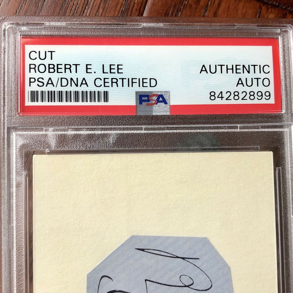 ROBERT E. LEE * PSA/DNA Slabbed * Signed Autograph Handwritten Rank as General *