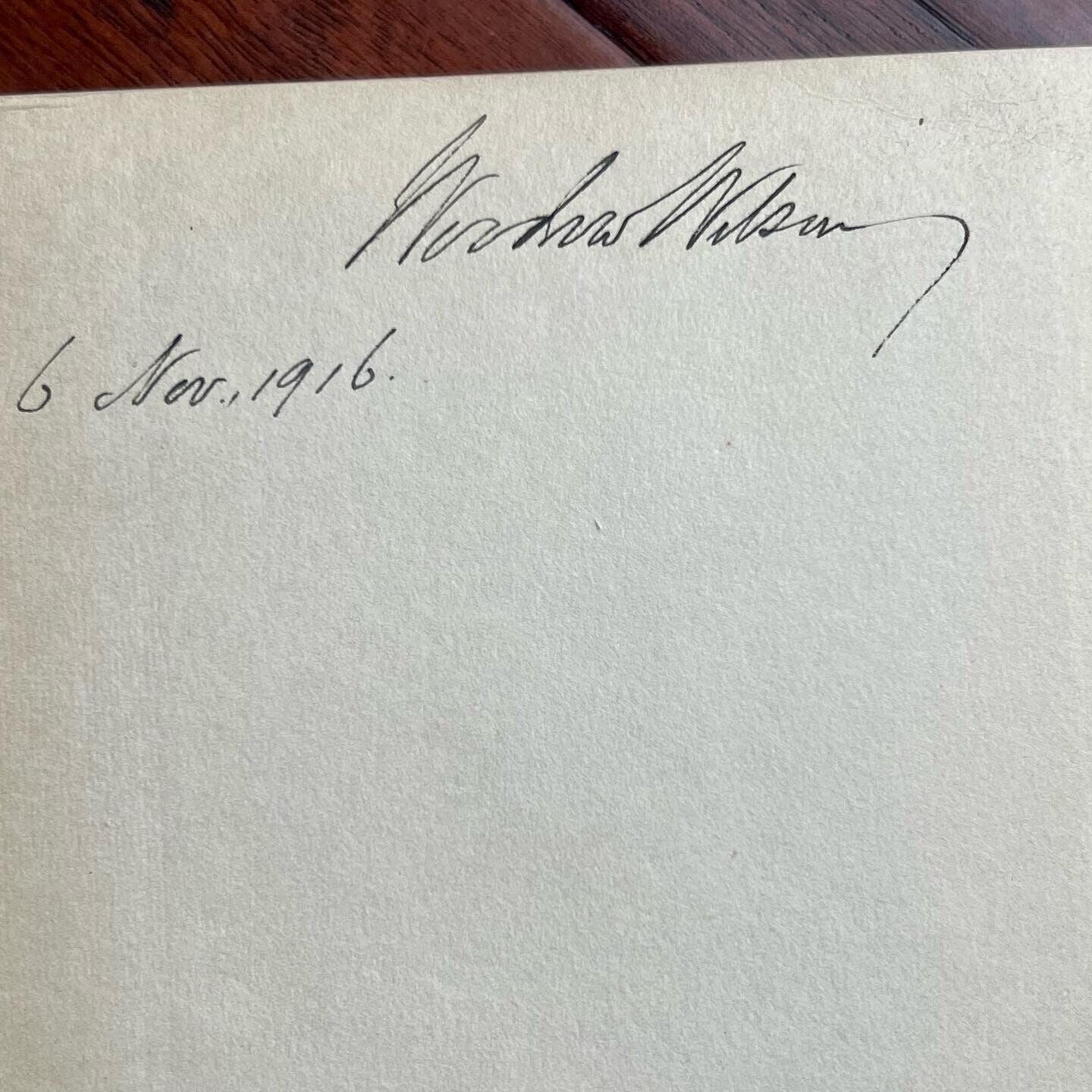 WOODROW WILSON * PSA/DNA * Biography of George Washington Autograph Signed Book