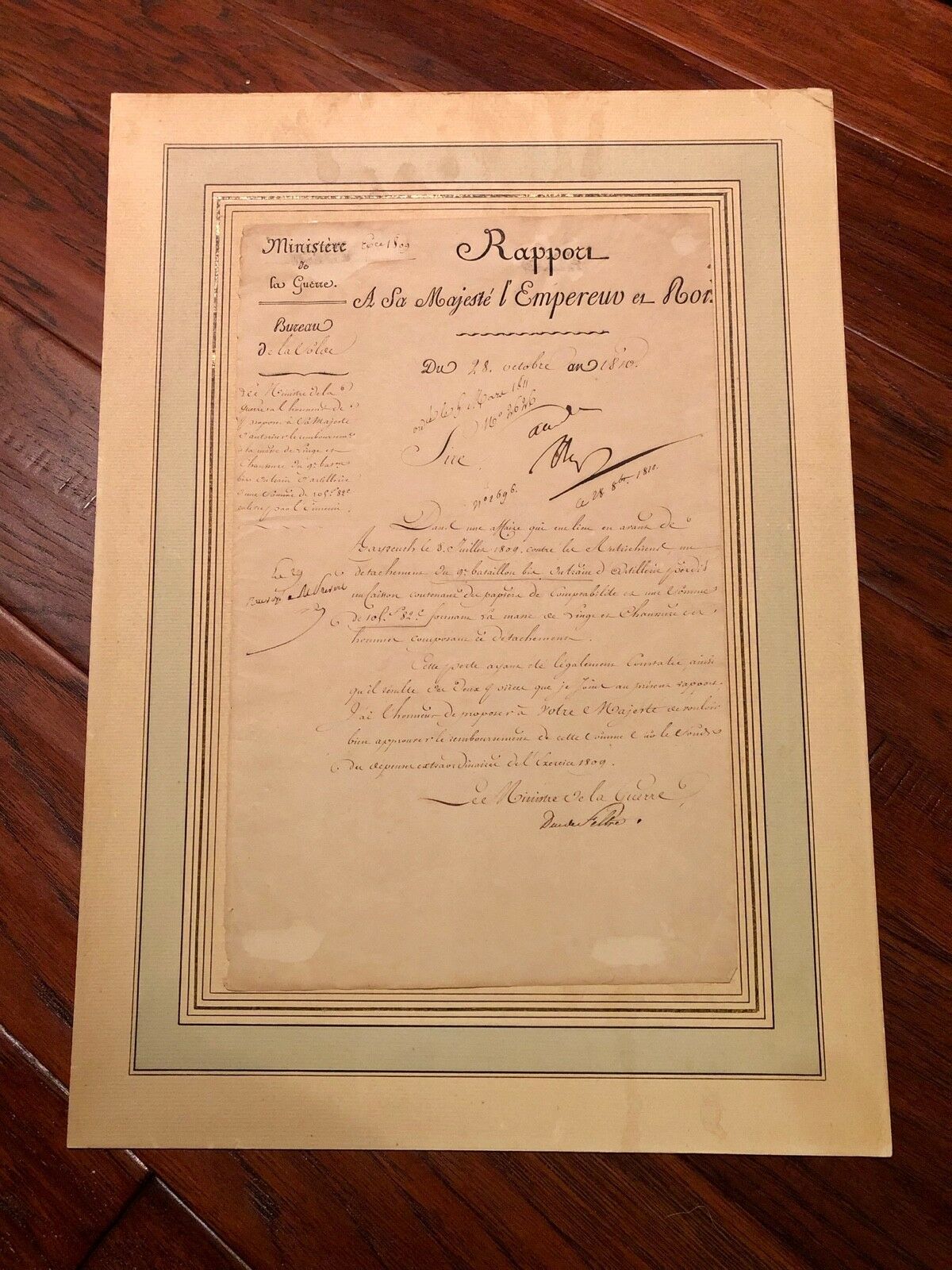 NAPOLEON BONAPARTE * PSA/DNA * AUTOGRAPH War Manuscript SIGNED * Emperor France