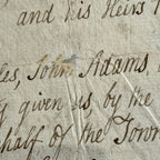 JOHN ADAMS * PSA/DNA Slab * Handwritten Autograph Document Signed