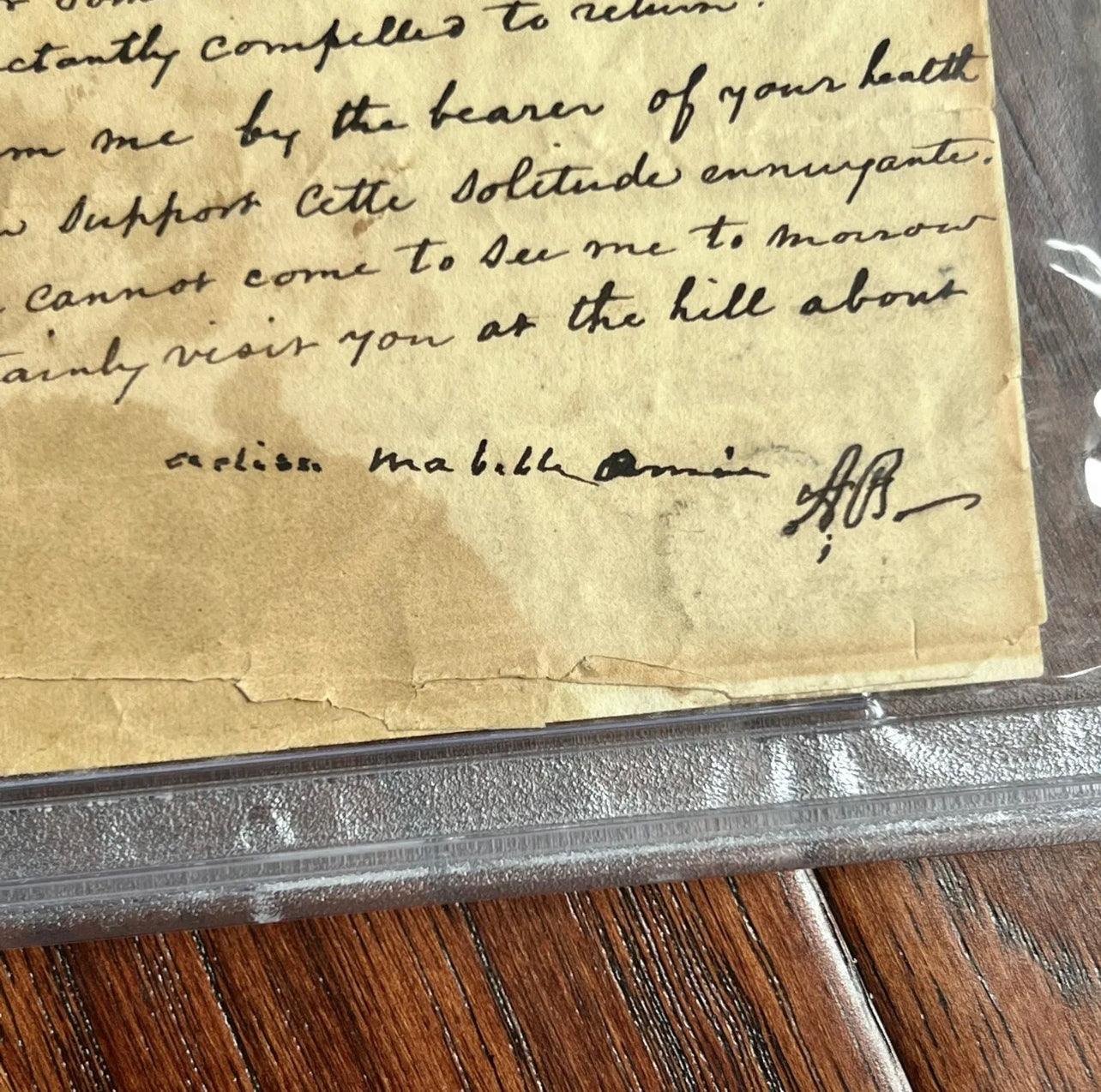 AARON BURR * PSA/DNA * Letter Signed Autograph * Dueled ALEXANDER HAMILTON
