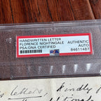 FLORENCE NIGHTINGALE * PSA/DNA * Scarce Full Signature Autograph Letter Signed
