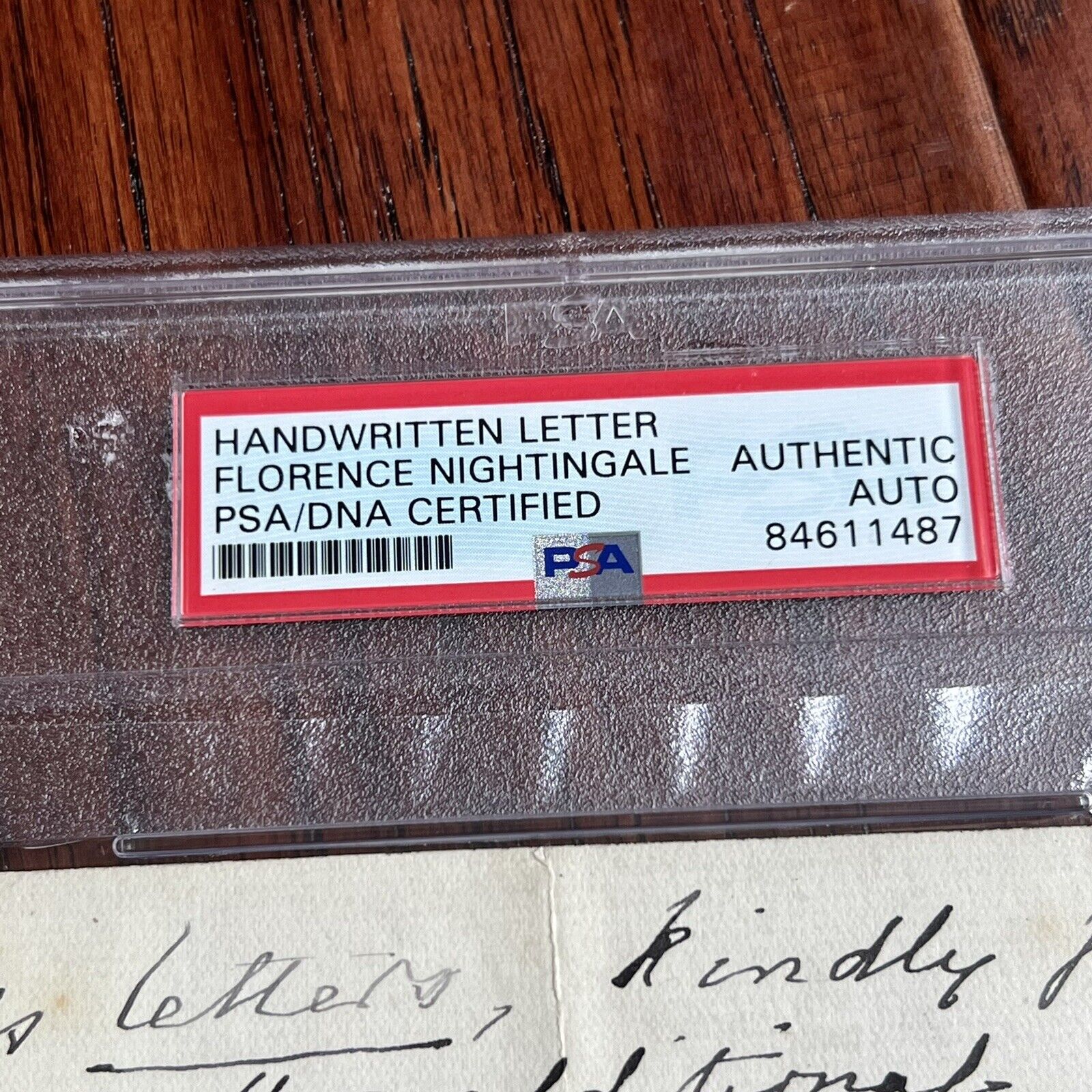 FLORENCE NIGHTINGALE * PSA/DNA * Scarce Full Signature Autograph Letter Signed
