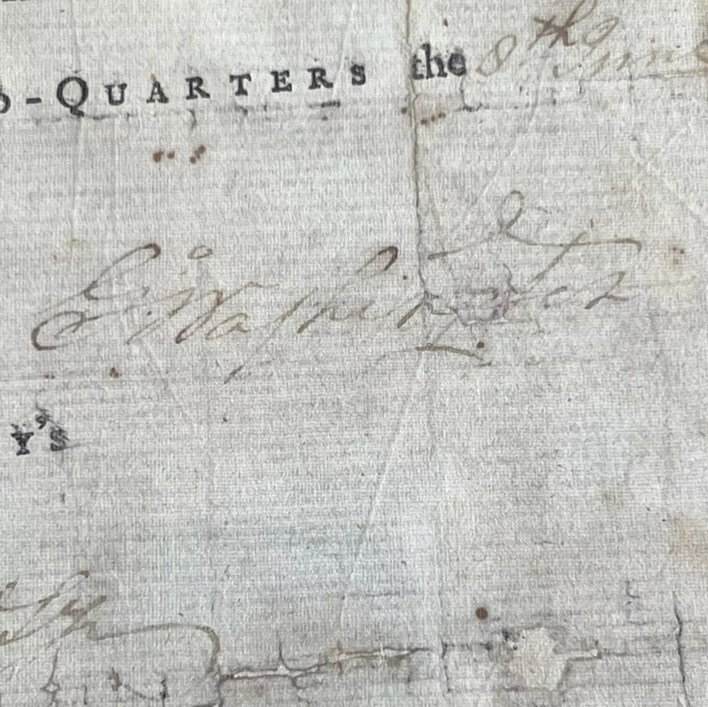 GEORGE WASHINGTON PSA Autograph VALLEY FORGE Revolutionary War Discharge SIGNED
