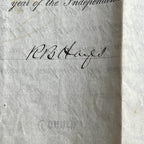 RUTHERFORD B. HAYES * JSA * Autograph State of Ohio Document Signed President