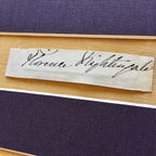 FLORENCE NIGHTINGALE * Desirable HAND SIGNED Cut Autograph * Crimean War Nurse