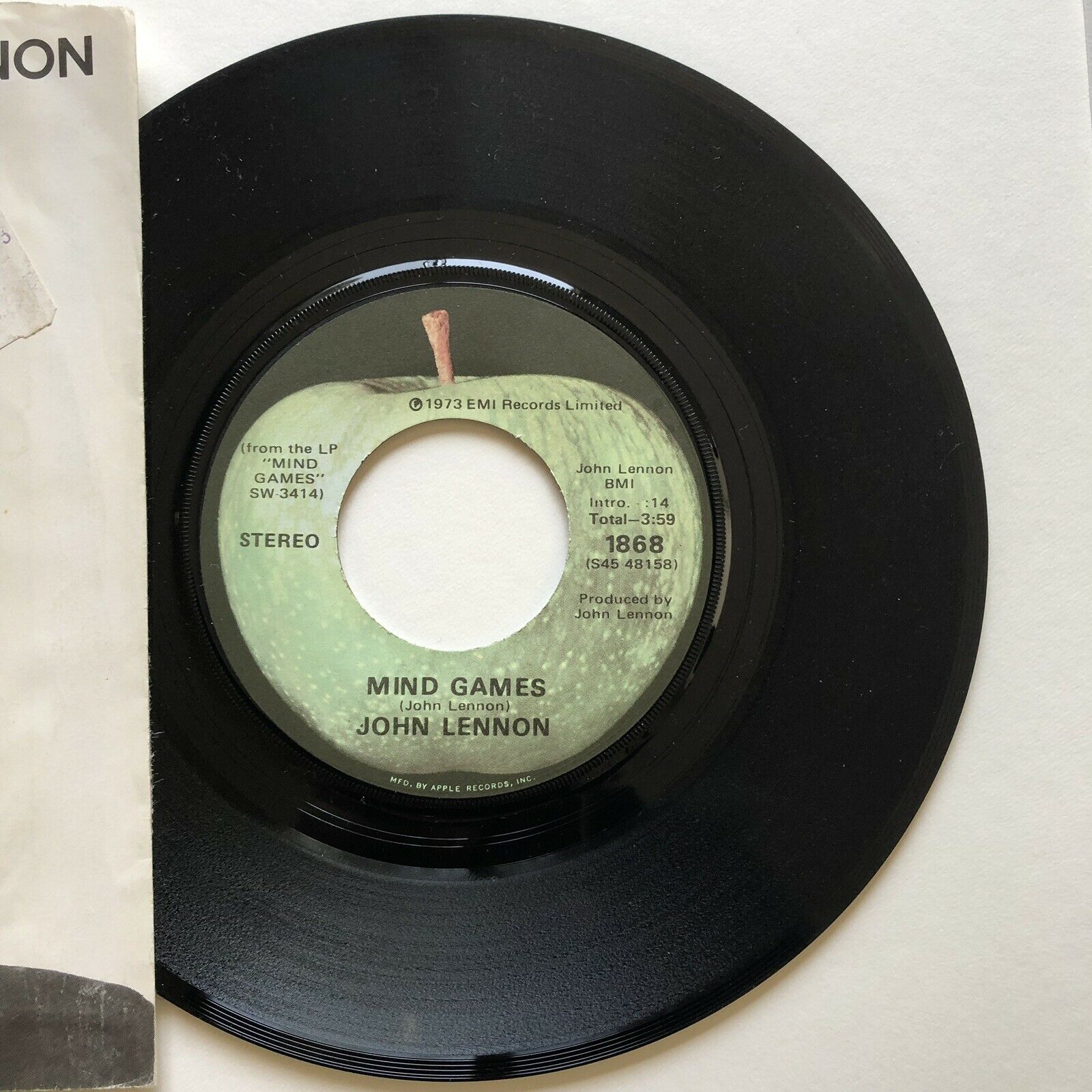 JOHN LENNON * JSA LOA * Autograph Mind Games LP Signed * The Beatles
