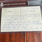 QUEEN ELIZABETH II * BAS * Hand Written AUTOGRAPH "From The Queen" Note SIGNED