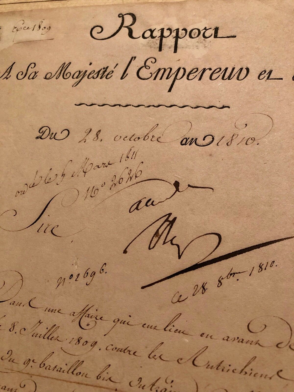 NAPOLEON BONAPARTE * PSA/DNA * AUTOGRAPH War Manuscript SIGNED * Emperor France