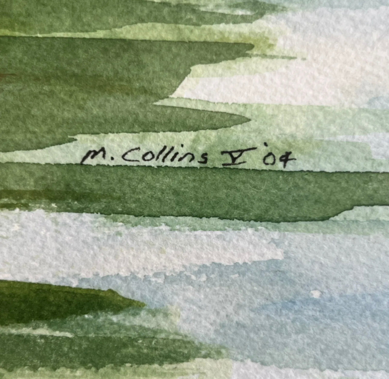 MICHAEL COLLINS * Nova Space COA * Original Watercolor Painting * Apollo 11