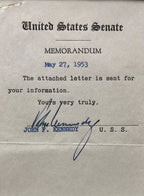 JOHN F. KENNEDY * JSA COA * Scarce Authentic JFK AUTOGRAPH Signed * President