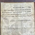 GEORGE WASHINGTON PSA Autograph VALLEY FORGE Revolutionary War Discharge SIGNED