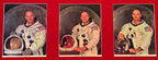APOLLO 11 CREW SIGNED * JSA COA * scarce AUTOGRAPHS trio * NASA LITHOGRAPHS
