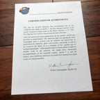 APOLLO 7 * Walt Cunningham Personal Collection Signed FLOWN US Flag * Autograph