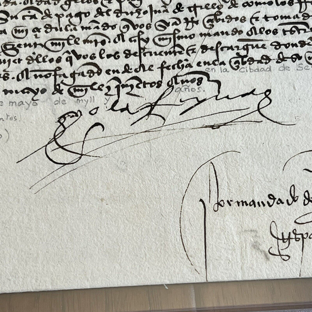 QUEEN ISABELLA I * PSA/DNA * Signed During Columbus 3rd Voyage Autograph