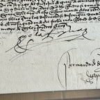 QUEEN ISABELLA I * PSA/DNA * Signed During Columbus 3rd Voyage Autograph