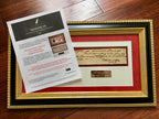 WILLIAM HENRY HARRISON * Scarce AUTOGRAPH Note SIGNED * President * COA