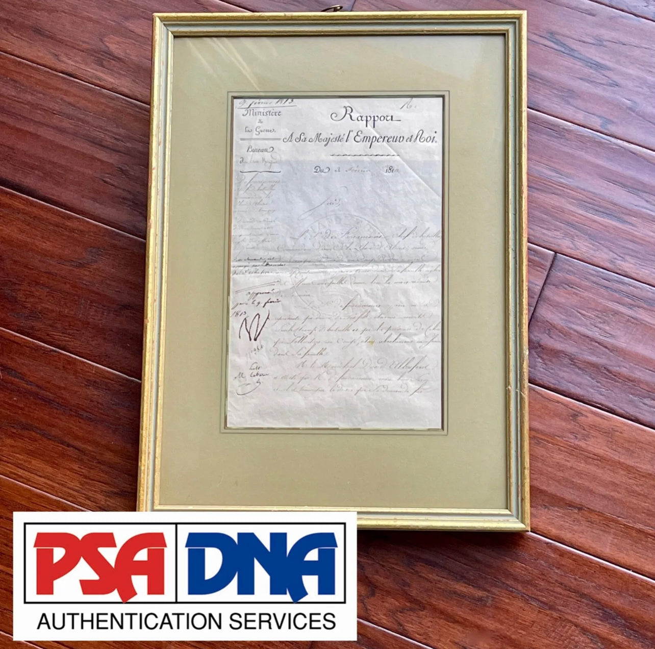NAPOLEON BONAPARTE * PSA/DNA * Autograph Document Signed Approving Leave