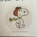 CHARLES M. SCHULZ * Beckett * AUTOGRAPH Drawing SNOOPY Woodstock Signed Sketch *