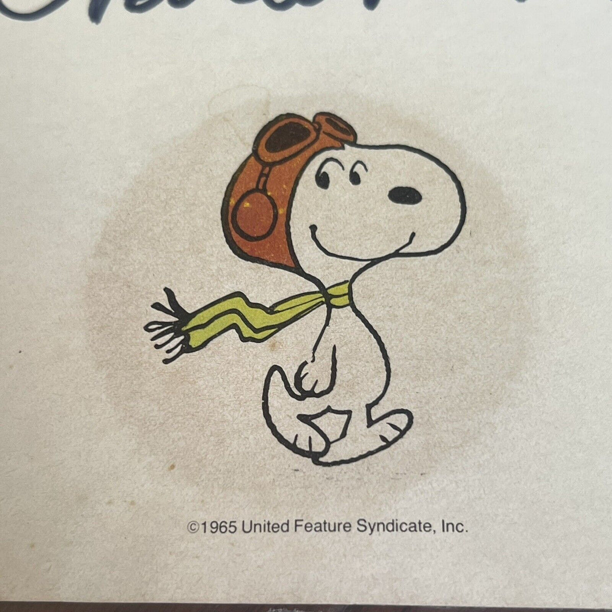 CHARLES M. SCHULZ * Beckett * AUTOGRAPH Drawing SNOOPY Woodstock Signed Sketch *
