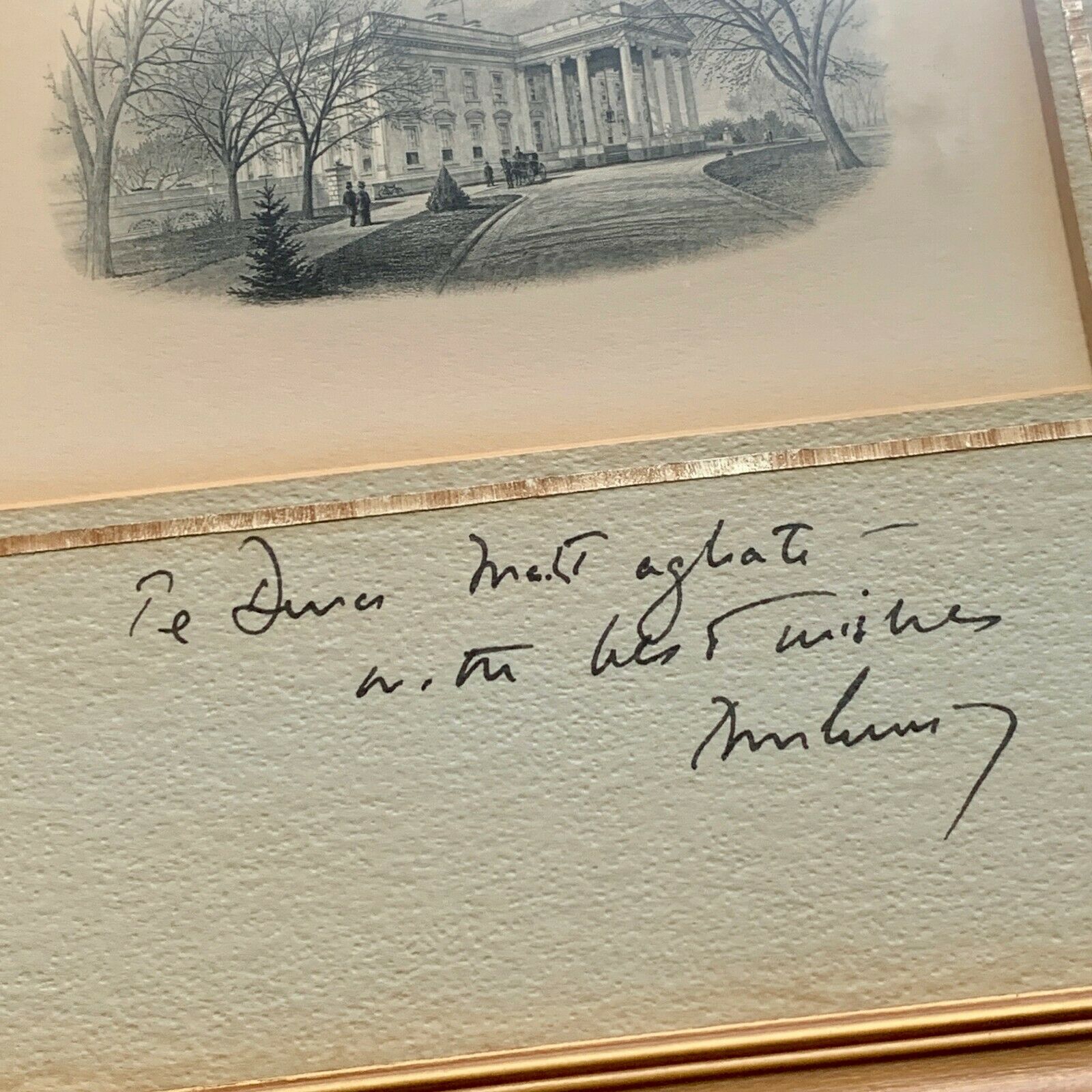 JOHN F. KENNEDY * JSA * as PRESIDENT autograph WHITE HOUSE Engraving signed