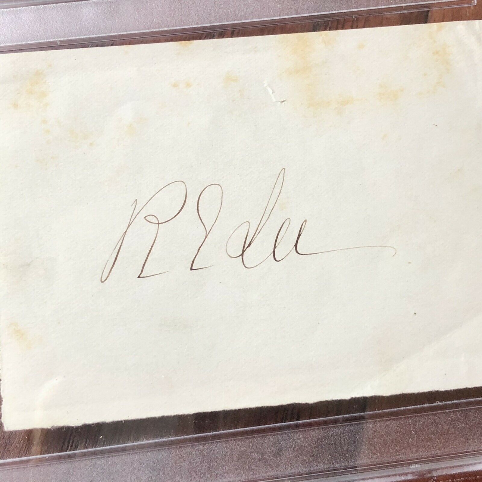 ROBERT E. LEE * PSA/DNA Slabbed * Confederate General Signed Autograph Signature