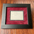 JAMES BUCHANAN & DOLLEY MADISON * Invitation Sent To First Lady Dolley Madison *