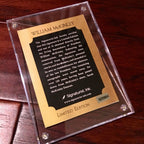 WILLIAM McKINLEY * AUTOGRAPH Cut Signed * McKinley Family Collection COA
