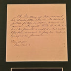 Confederate President  JEFFERSON DAVIS Autograph Letter Signed as Sectretary War