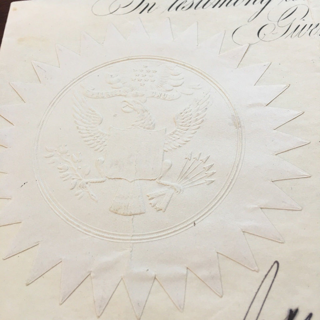 JAMES A. GARFIELD * Scarce AUTOGRAPH AS PRESIDENT * Partial SIGNED Appointment
