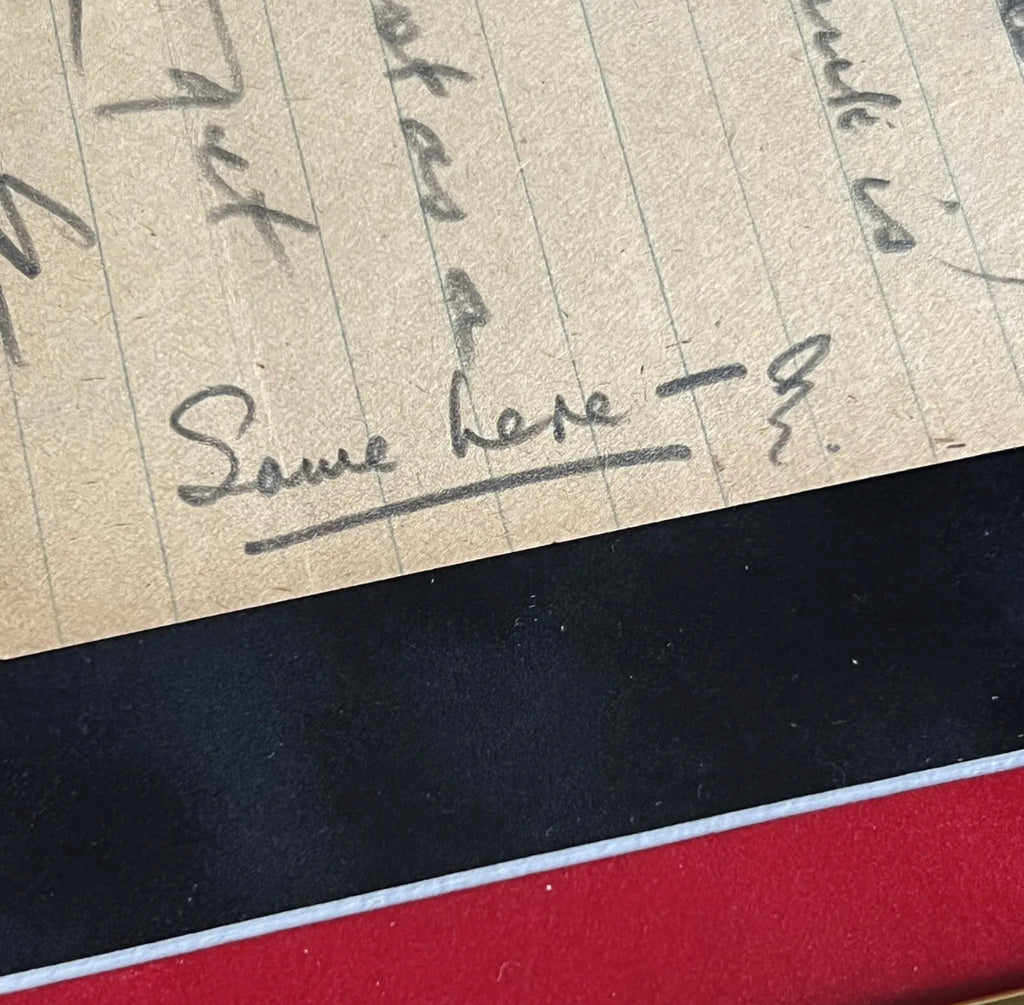 THOMAS EDISON * JSA LOA * Handwritten Autograph Letter Signed Hiring Salesman