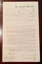 GROVER CLEVELAND * SIGNED 8x AUTOGRAPH Handwritten WESTLAND Lease * President