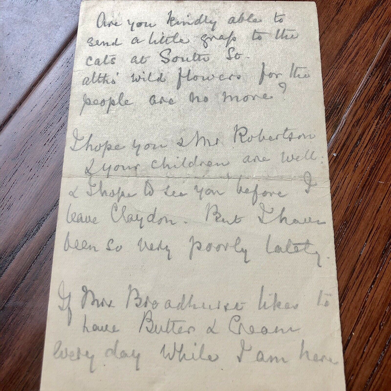 FLORENCE NIGHTINGALE * BAS Beckett * Signed Handwritten Letter Autograph * Nurse