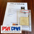 PATRICK HENRY * PSA/DNA * Encapsulated Autograph Cut From Land Grant Signed *