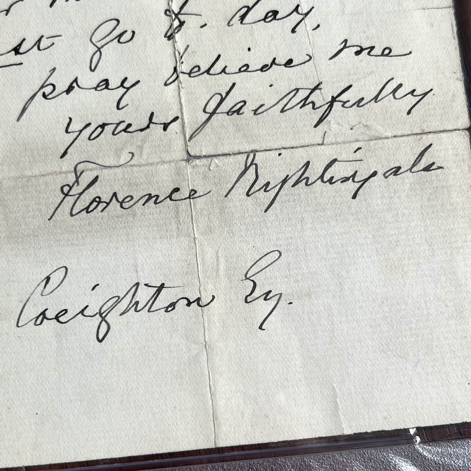 FLORENCE NIGHTINGALE * PSA/DNA * Scarce Full Signature Autograph Letter Signed