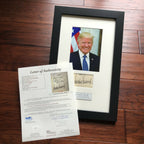 DONALD J TRUMP * JSA LOA * Full Signature Autograph Signed Paper * President