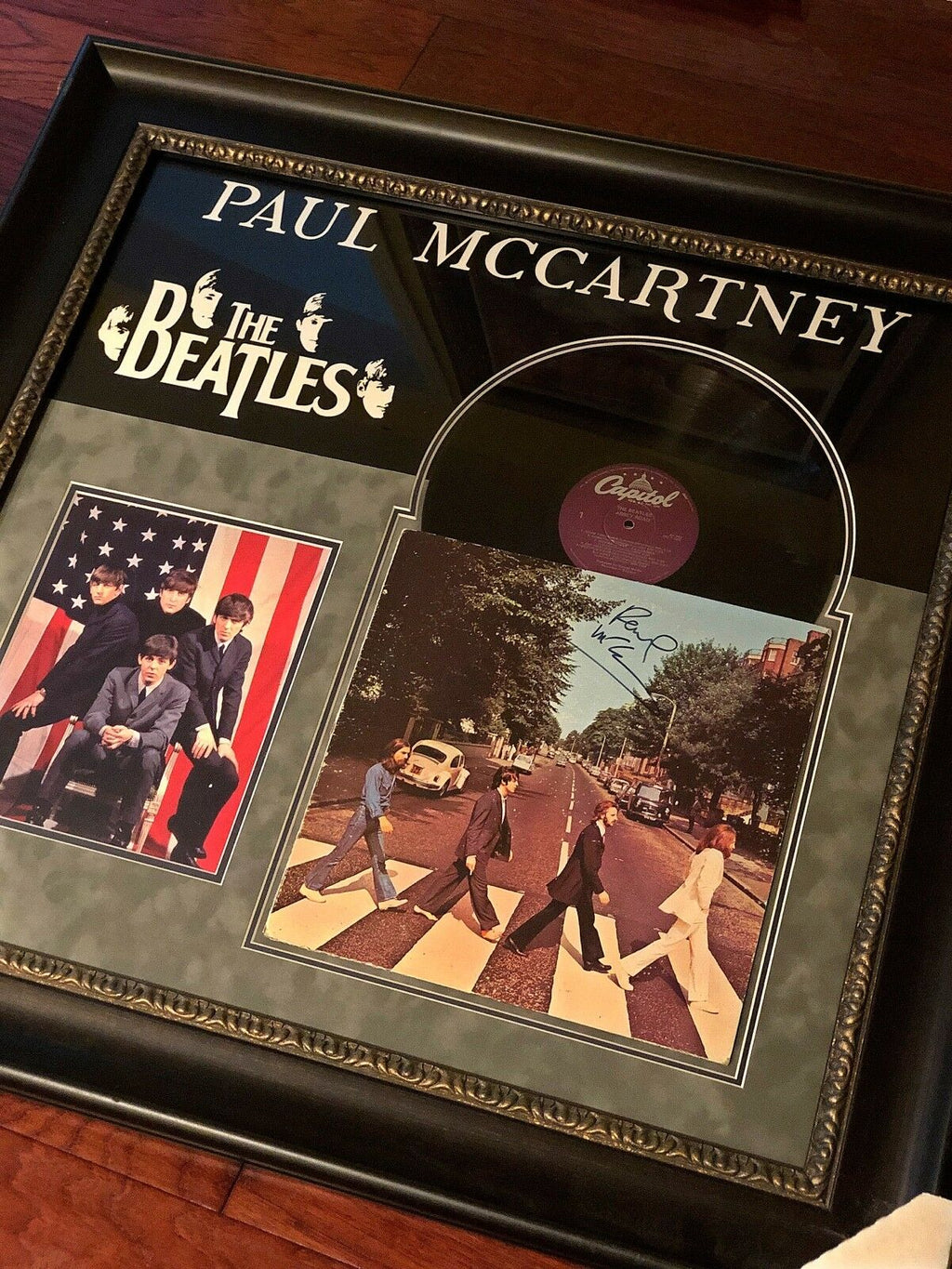 PAUL MCCARTNEY * PSA/DNA * Perry Cox * ABBEY ROAD Beatles * Autograph LP SIGNED
