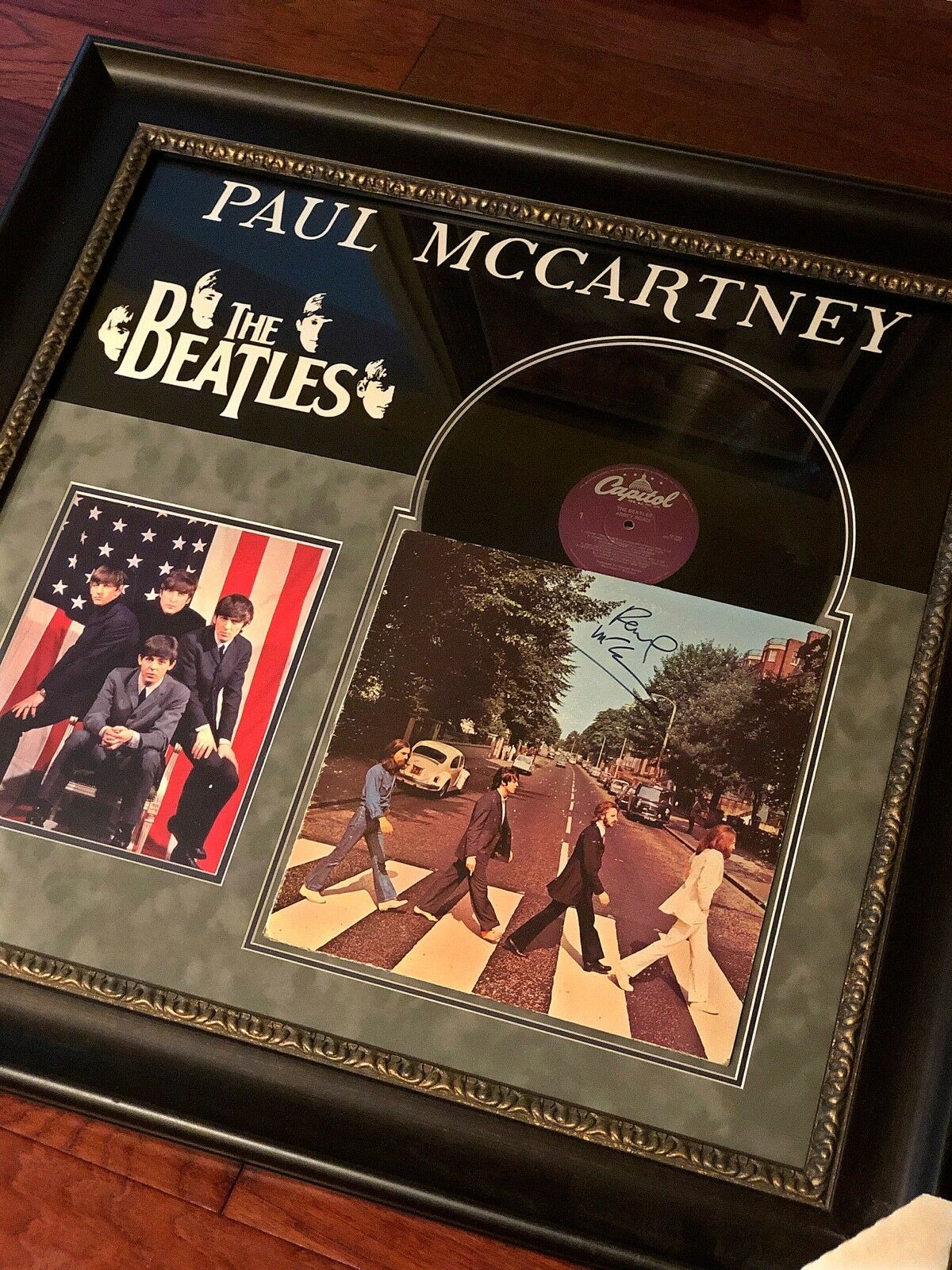 PAUL MCCARTNEY * PSA/DNA * Perry Cox * ABBEY ROAD Beatles * Autograph LP SIGNED