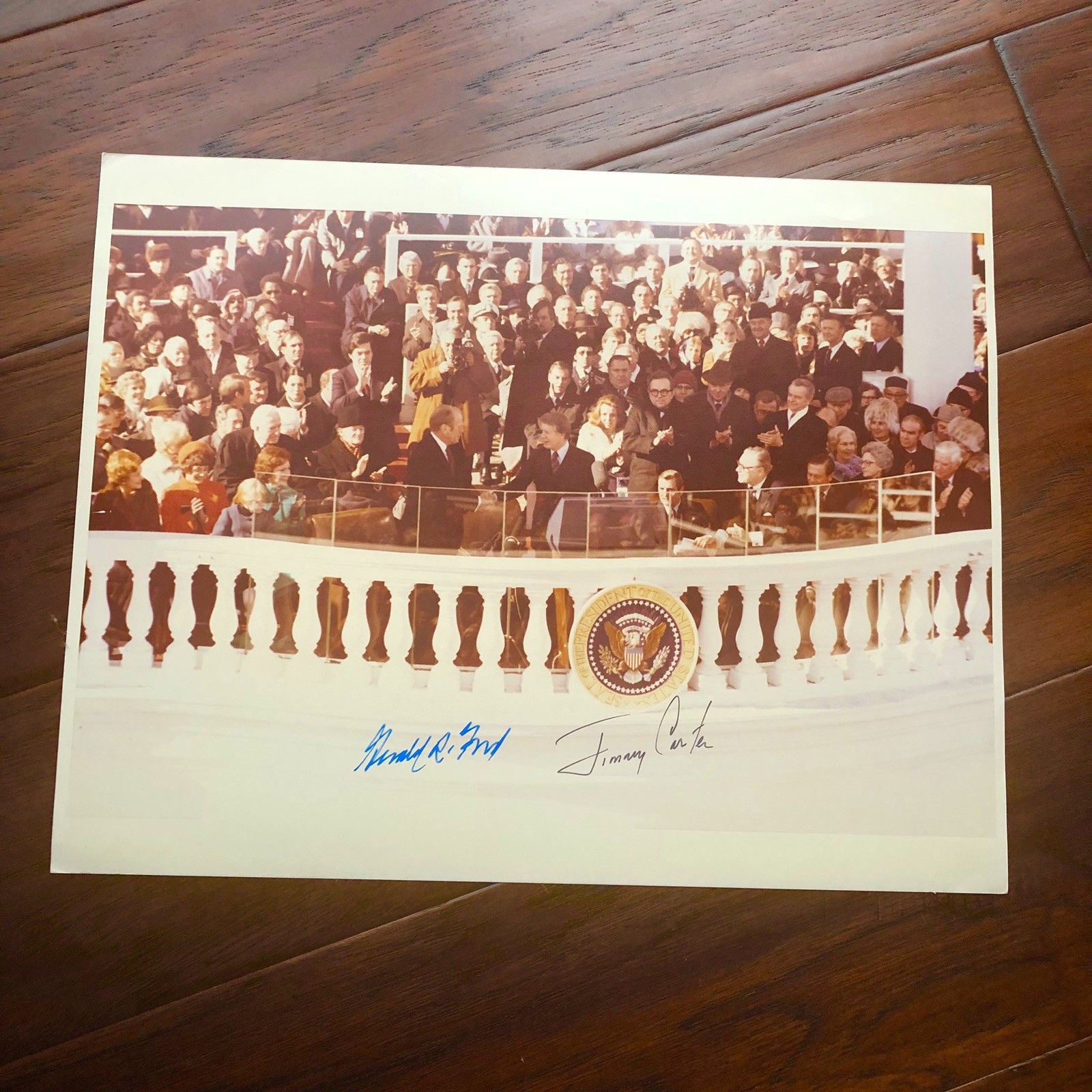 Jimmy CARTER & Gerald FORD * PSA/DNA * AUTOGRAPH Inauguration Day SIGNED PHOTO