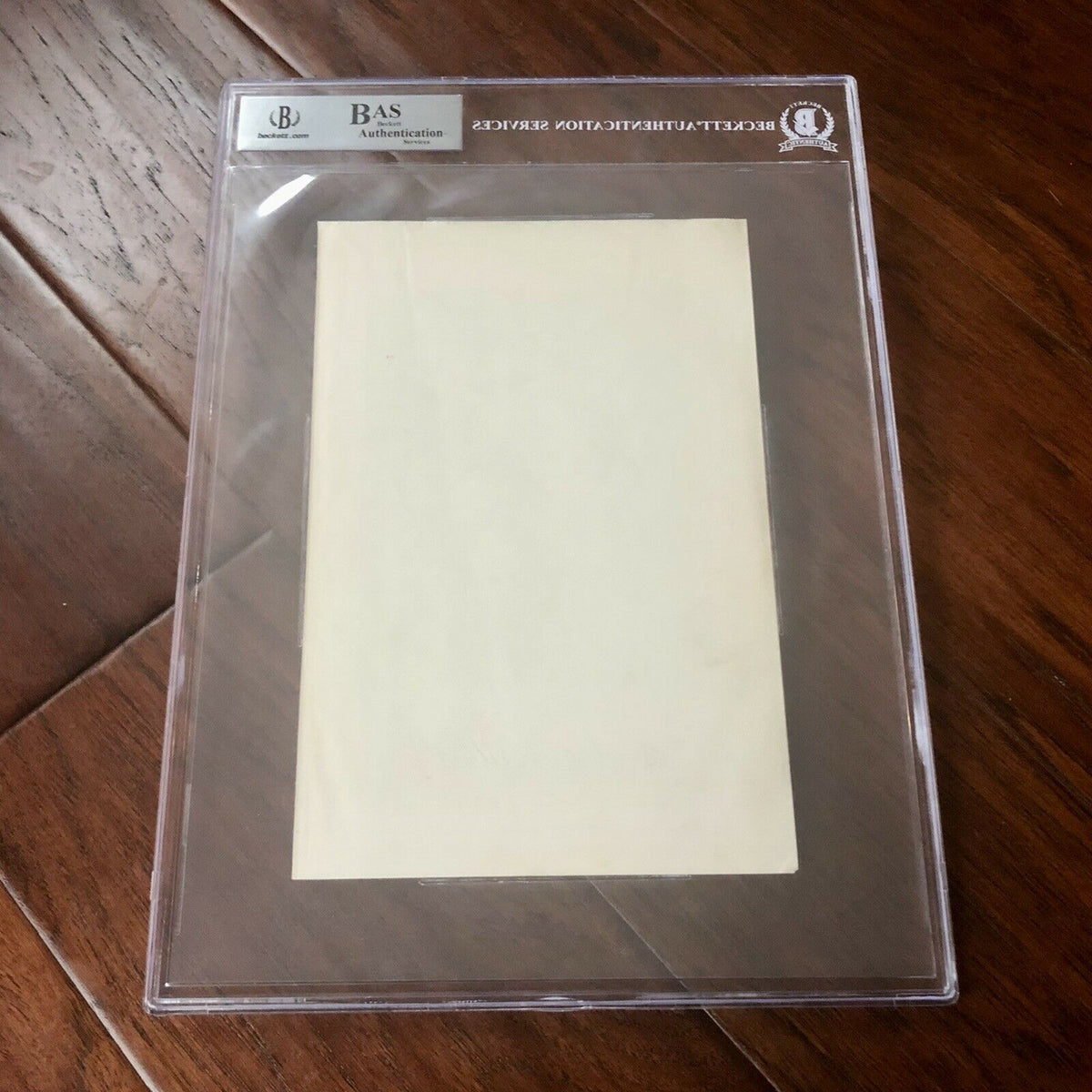 BABE RUTH * Beckett BAS * Autograph Uninscribed At Bat Photo Signed Graded 8