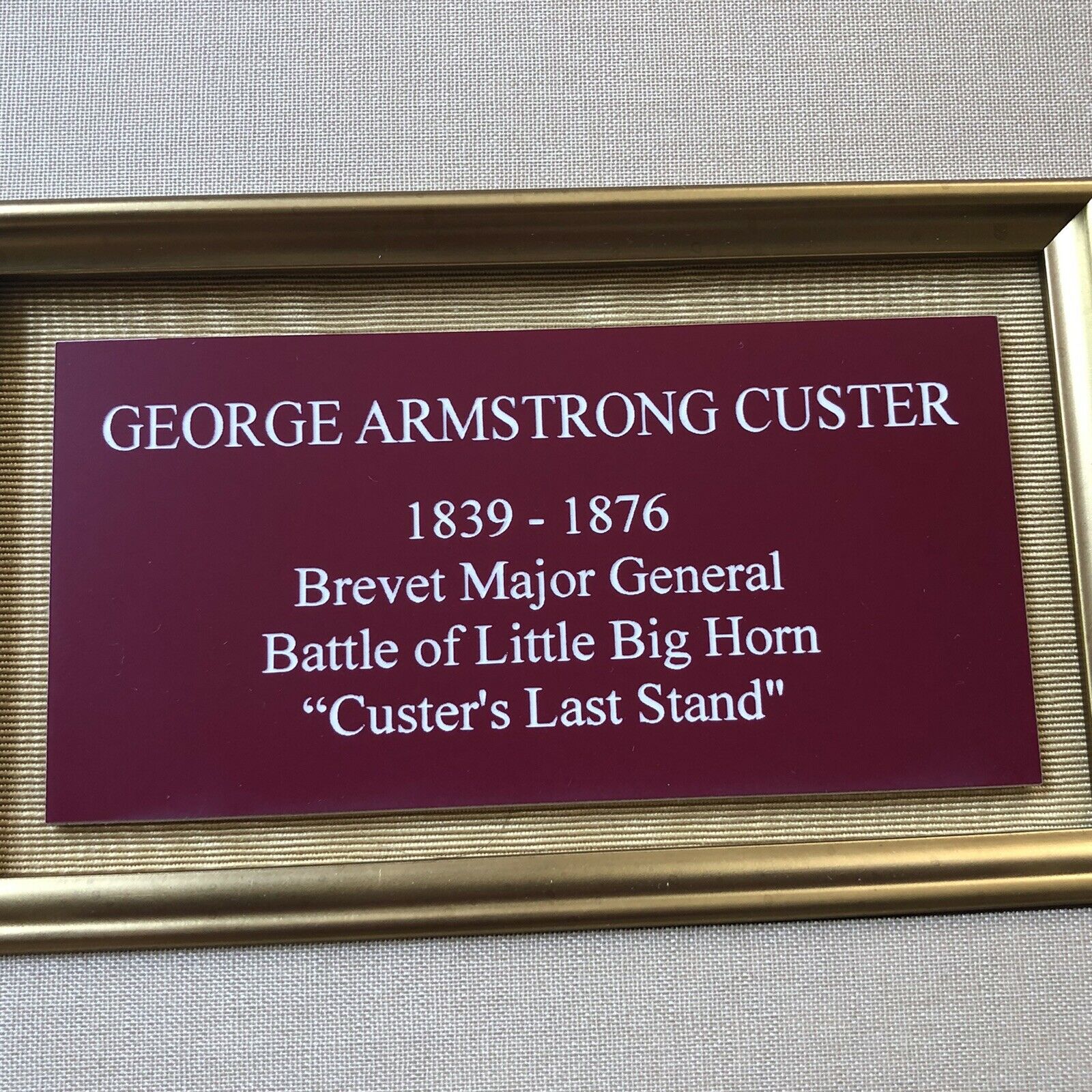 GEORGE CUSTER * JSA * Handwritten Autograph Envelope Signed * Little Big Horn