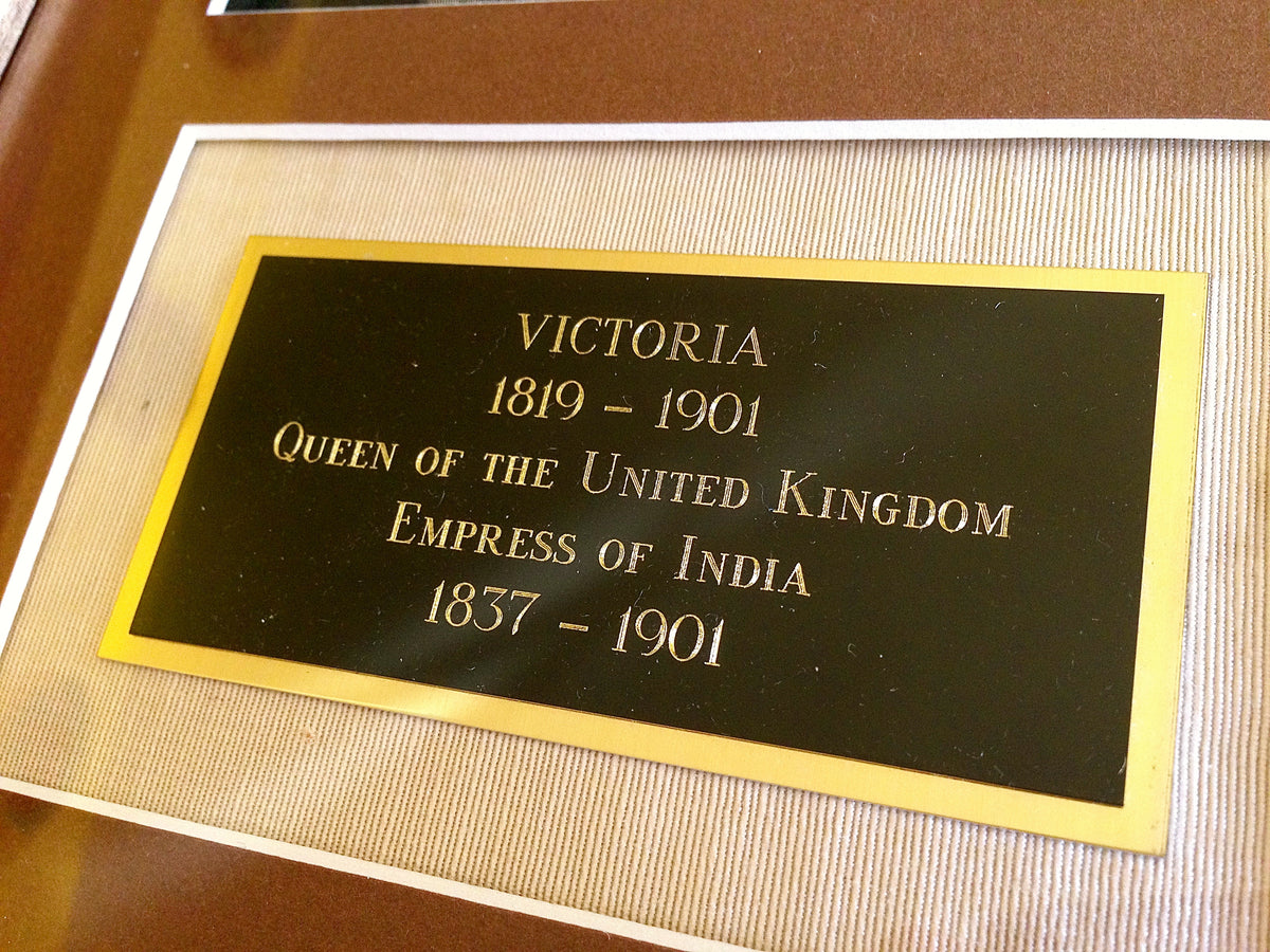 QUEEN VICTORIA * HAND SIGNED Envelope * Autographed "The Queen" * WAX SEAL