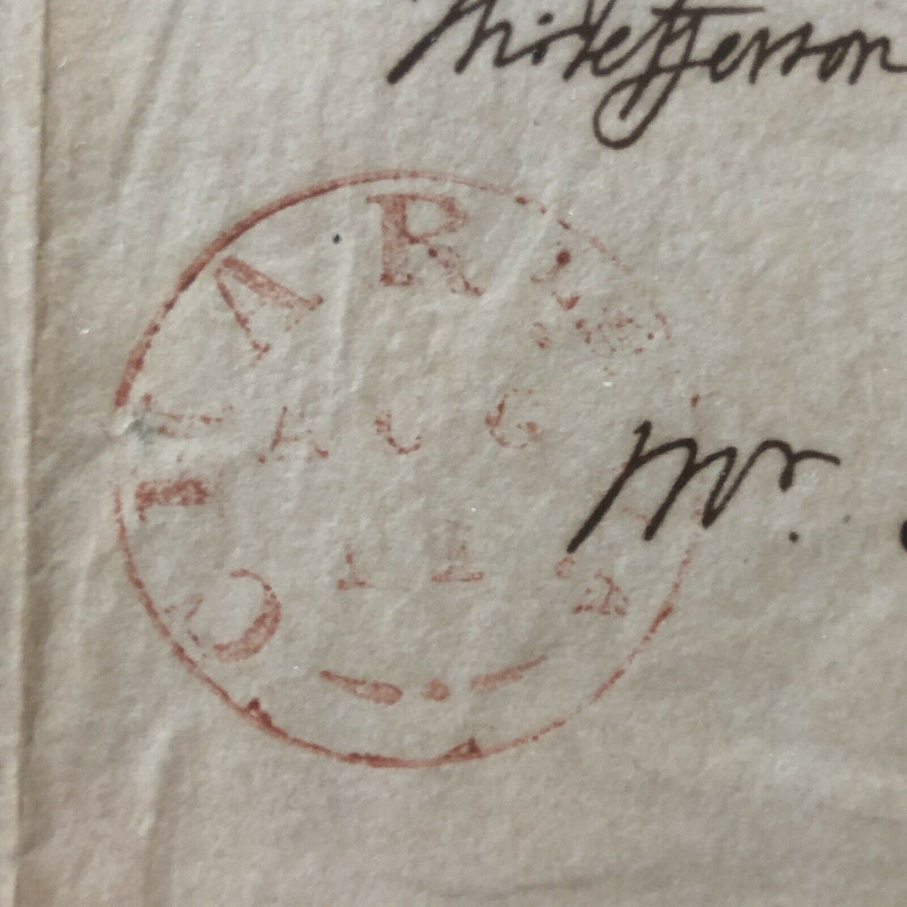 THOMAS JEFFERSON * BAS BECKETT 10 * Autograph Free Frank Envelope Signed *