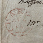 THOMAS JEFFERSON * BAS BECKETT 10 * Autograph Free Frank Envelope Signed *