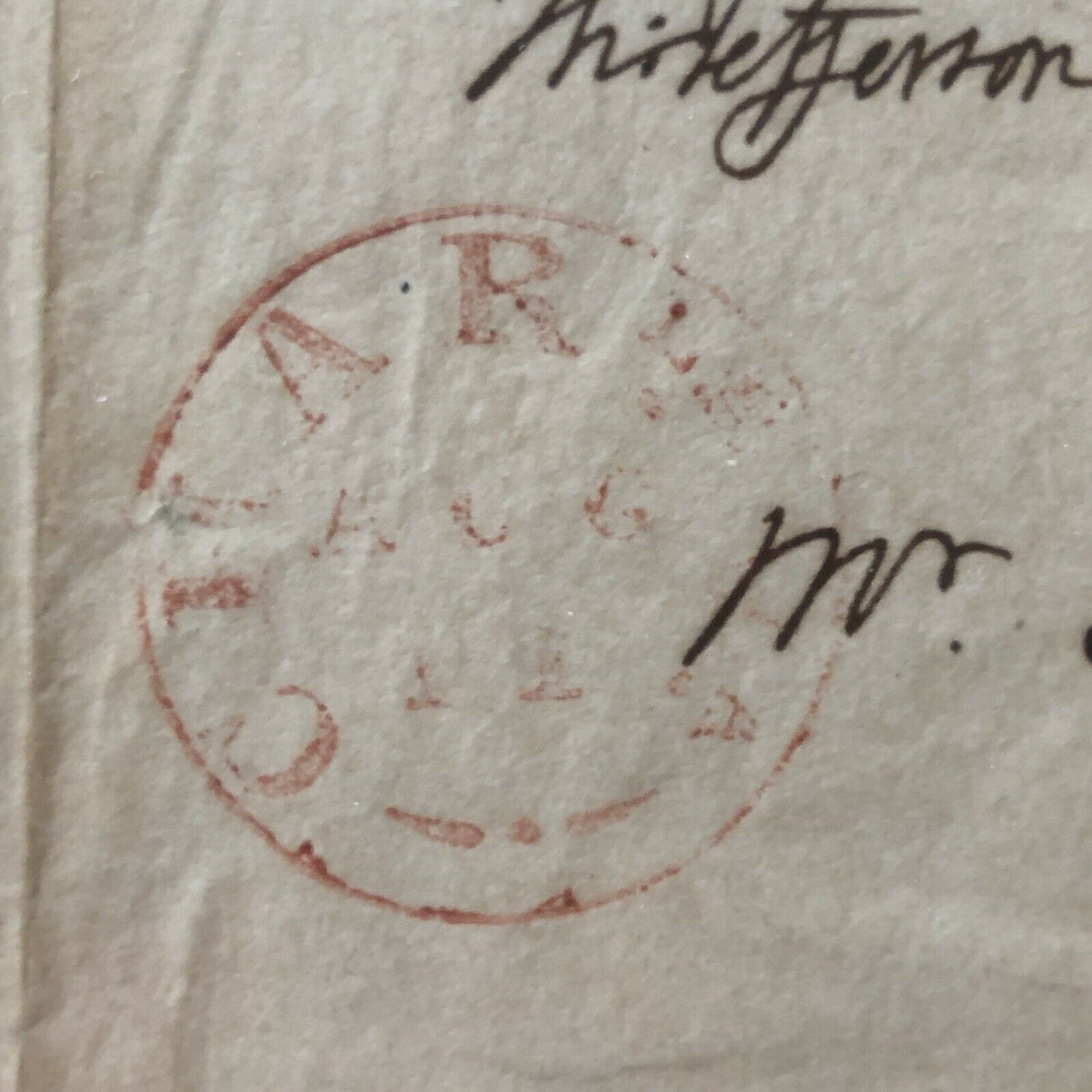 THOMAS JEFFERSON * BAS BECKETT 10 * Autograph Free Frank Envelope Signed *