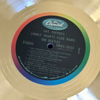 PAUL MCCARTNEY + RINGO STARR SIGNED Beatles PEPPER Autographs Gold Record * COA