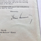 JOHN F. KENNEDY * PSA/DNA * WHITE HOUSE AUTOGRAPH Letter * WWI Veteran