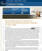 ABIGAIL ADAMS * JSA LOA * Partial Autograph Letter Signed * To John Quincy Adams